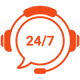 24/7 Online Support