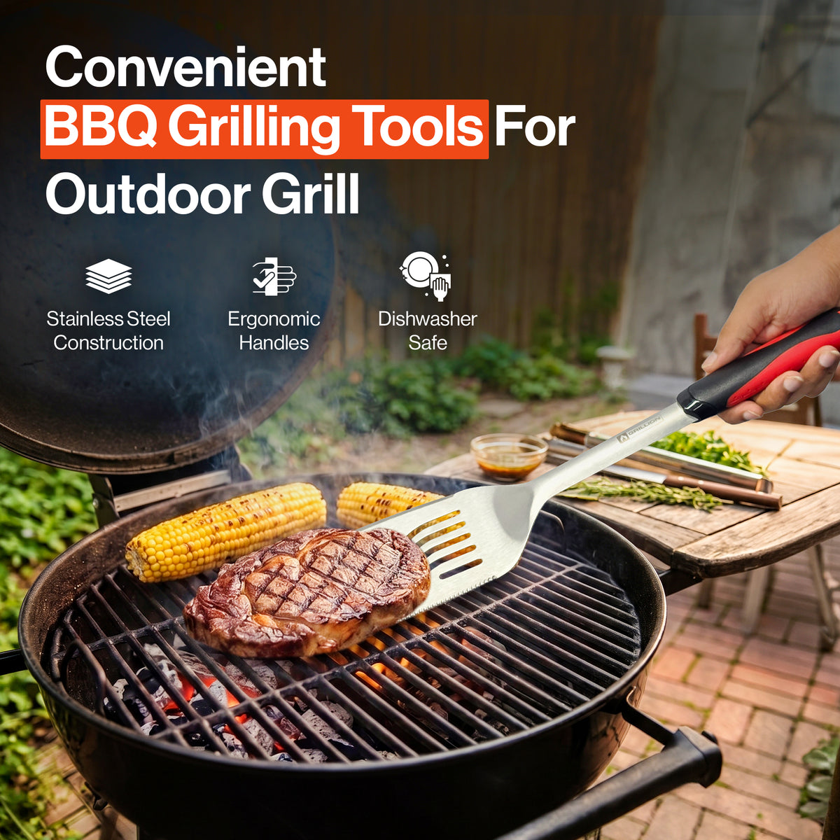 5-piece BBQ Tool Set