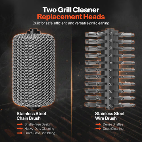 Electric Grill Cleaner Replacement Heads