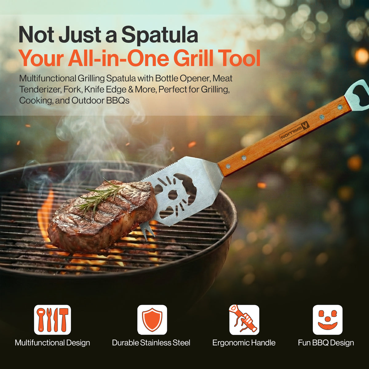 Multifunctional BBQ Spatula
