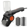 Rechargeable Electric Grill Cleaner with Interchangeable Brush Heads